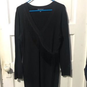 Black INC Dress. Size XL. Frills!